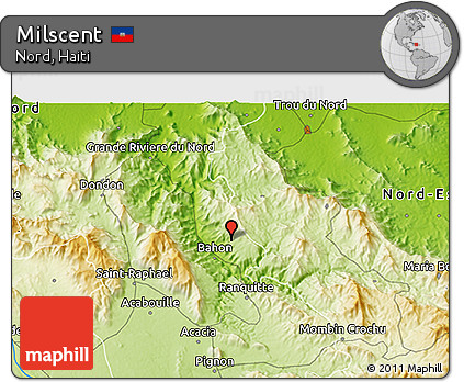 Physical 3D Map of Milscent