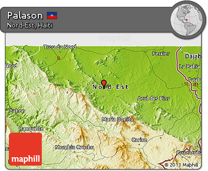 Physical 3D Map of Palason