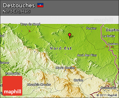 Physical 3D Map of Destouches