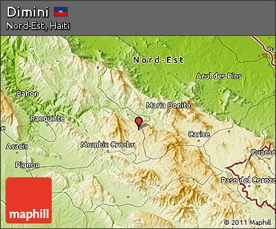 Physical 3D Map of Dimini