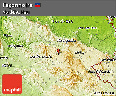 Physical 3D Map of Façonnoire