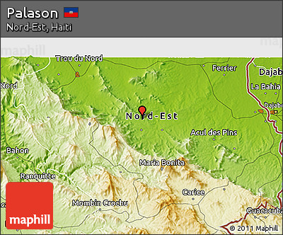Physical 3D Map of Palason