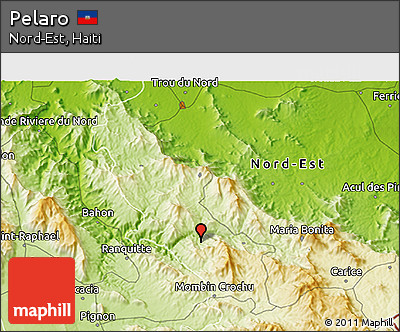 Physical 3D Map of Pelaro