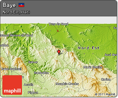 Physical 3D Map of Baye