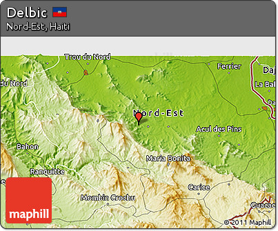Physical 3D Map of Delbic