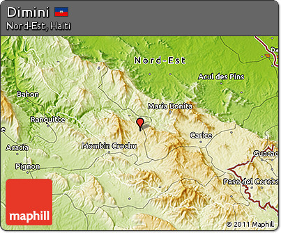 Physical 3D Map of Dimini