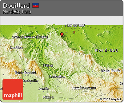 Physical 3D Map of Douillard