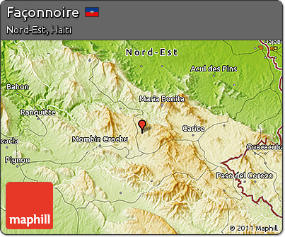 Physical 3D Map of Façonnoire