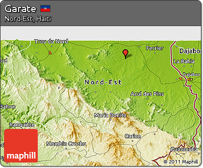Physical 3D Map of Garate