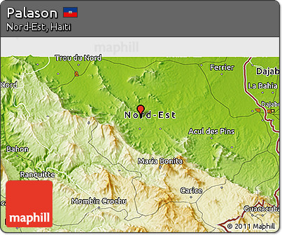 Physical 3D Map of Palason