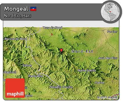 Satellite 3D Map of Mongeal