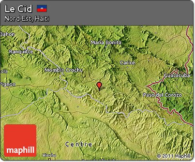 Satellite 3D Map of Le Cid
