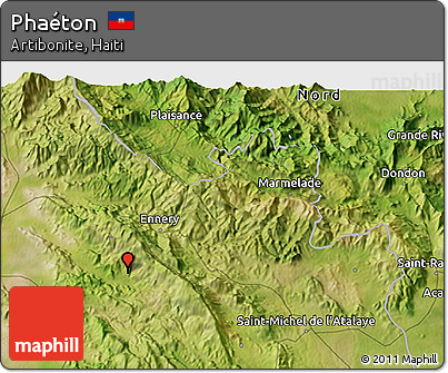 Satellite 3D Map of Phaéton