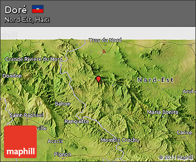 Satellite 3D Map of Doré