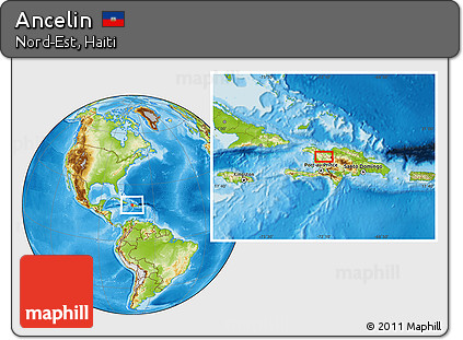 Physical Location Map of Ancelin