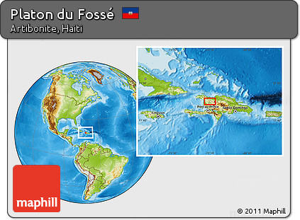 Physical Location Map of Platon Du Fossé