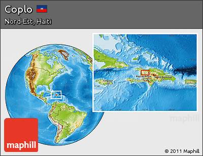 Physical Location Map of Coplo