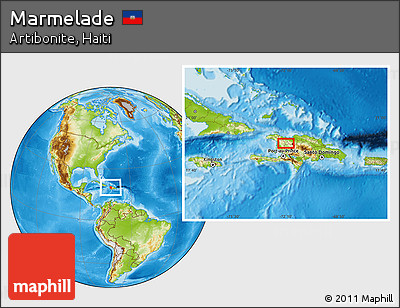 Physical Location Map of Marmelade