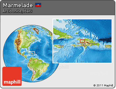 Physical Location Map of Marmelade