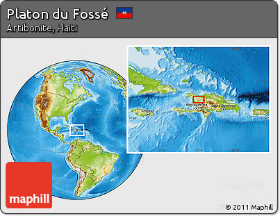 Physical Location Map of Platon Du Fossé