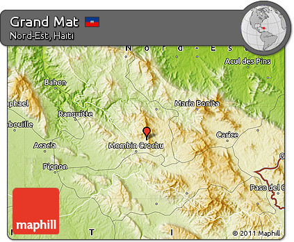 Physical Map of Grand Mat