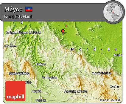 Physical Map of Méyoc