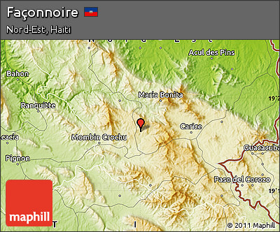 Physical Map of Façonnoire
