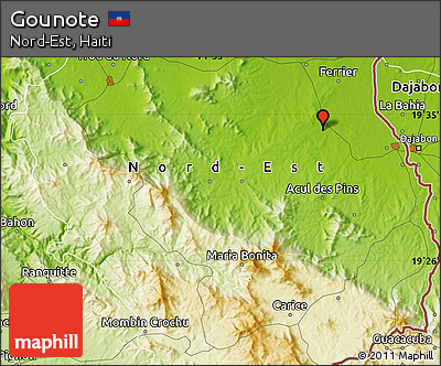 Physical Map of Gounote