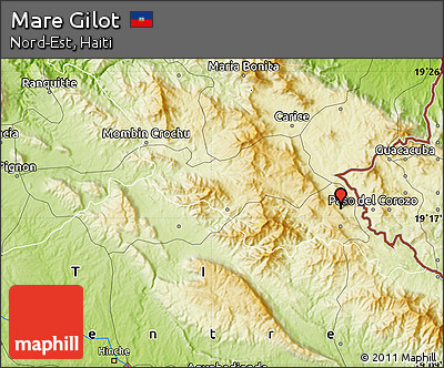 Physical Map of Mare Gilot