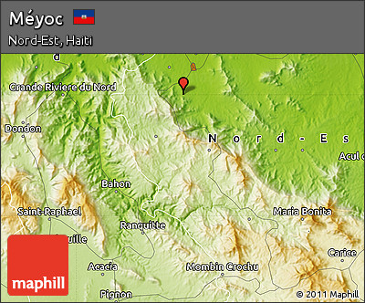 Physical Map of Méyoc
