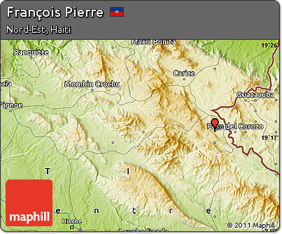 Physical Map of François Pierre