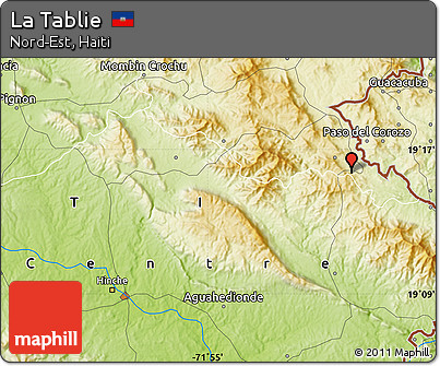 Physical Map of La Tablie