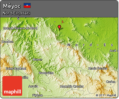 Physical Map of Méyoc