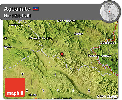 Satellite Map of Aguamite