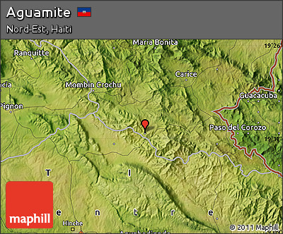 Satellite Map of Aguamite
