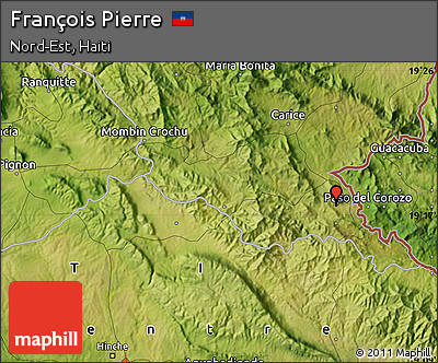 Satellite Map of François Pierre