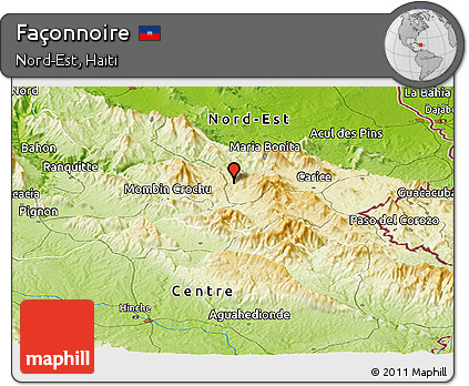 Physical Panoramic Map of Façonnoire