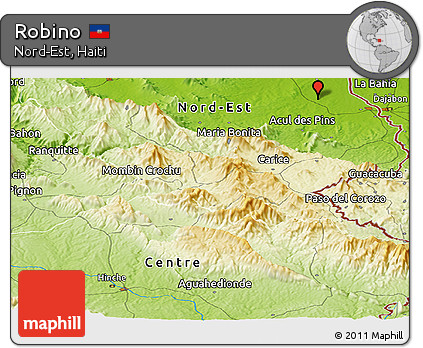 Physical Panoramic Map of Robino