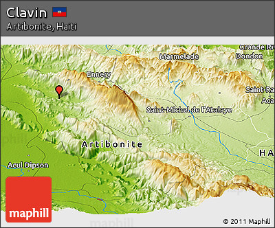 Physical Panoramic Map of Clavin