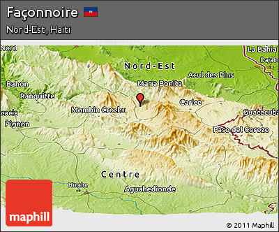 Physical Panoramic Map of Façonnoire