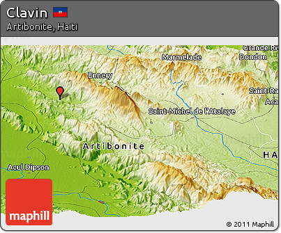 Physical Panoramic Map of Clavin