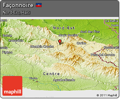 Physical Panoramic Map of Façonnoire