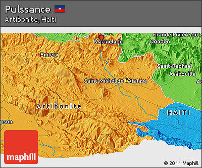 Political Panoramic Map of Pulssance