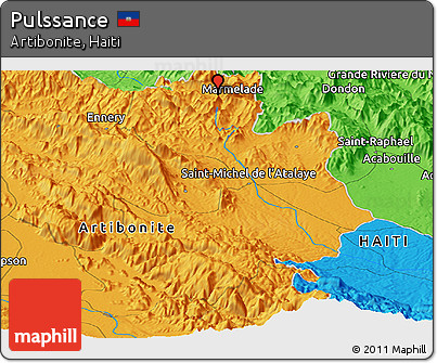 Political Panoramic Map of Pulssance