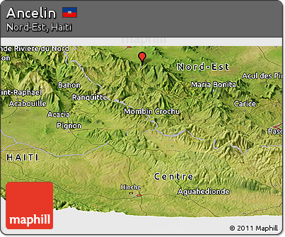 Satellite Panoramic Map of Ancelin