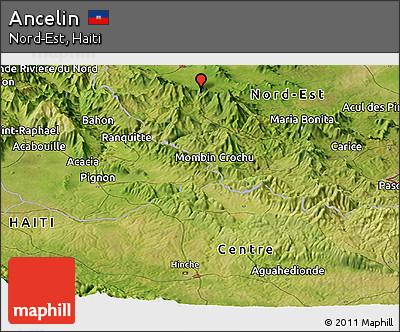 Satellite Panoramic Map of Ancelin