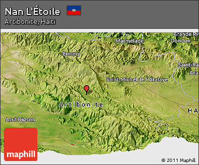 Satellite Panoramic Map of Nan L'Étoile