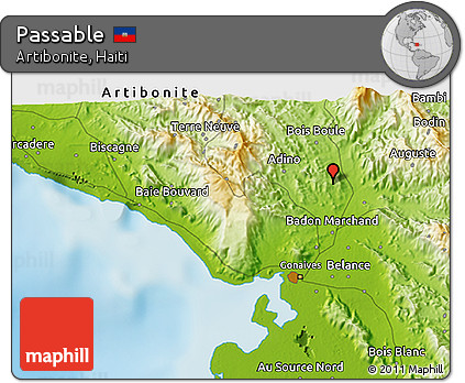 Physical 3D Map of Passable