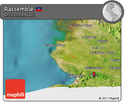 Satellite 3D Map of Rassemble
