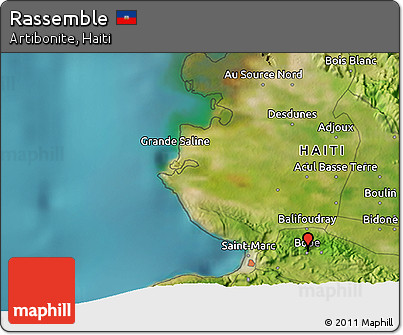Satellite 3D Map of Rassemble